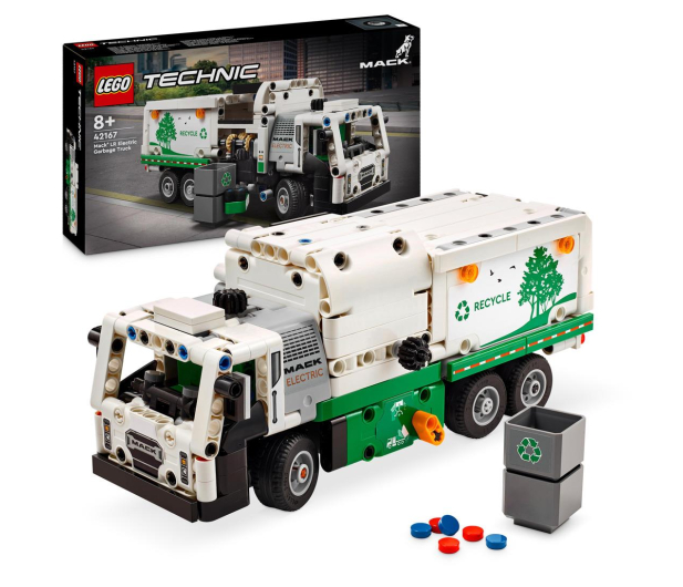 LEGO Technic 42167 Śmieciarka Mack LR Electric - 1203599 - zdjęcie 2